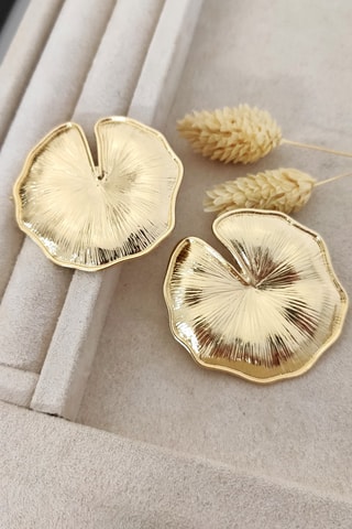 Boucles d'oreilles - Laiton plaqué or