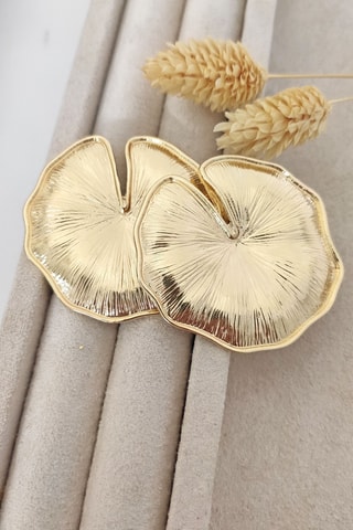Boucles d'oreilles - Laiton plaqué or