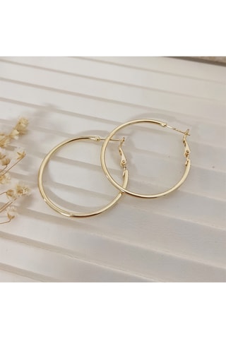 Boucles d'oreilles - Laiton plaqué or