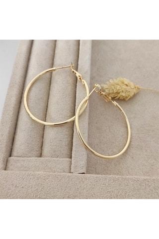 Boucles d'oreilles - Laiton plaqué or