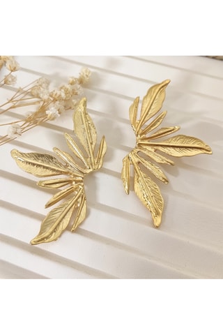 Boucles d'oreilles - Laiton plaqué or