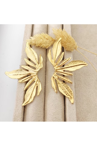 Boucles d'oreilles - Laiton plaqué or