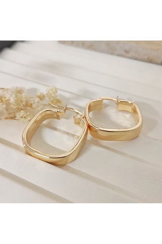 Créoles dorées à l'or fin
