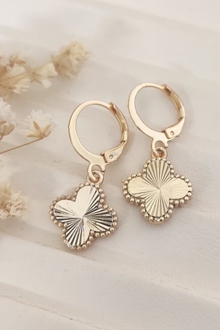 Boucles d’oreilles dorées à l'or fin
