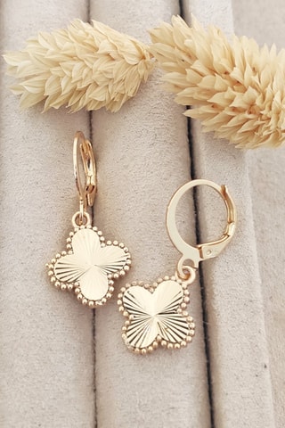 Boucles d’oreilles dorées à l'or fin