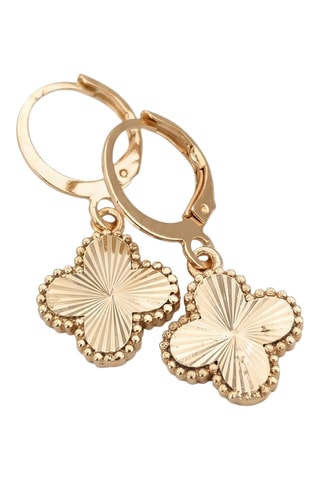 Boucles d’oreilles dorées à l'or fin