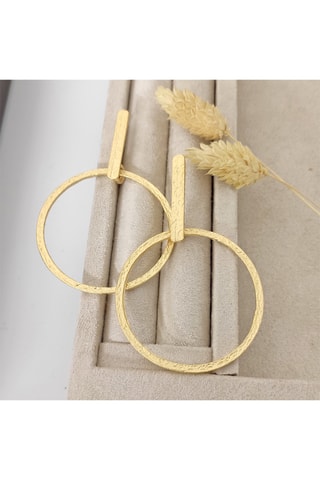 Boucles d’oreilles dorées à l'or fin
