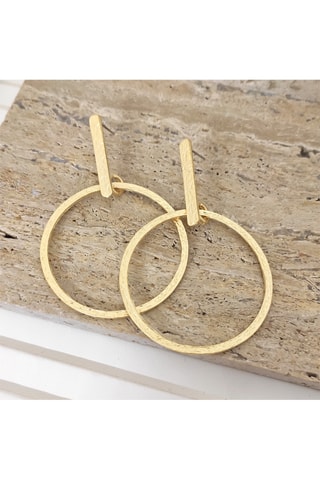 Boucles d’oreilles dorées à l'or fin