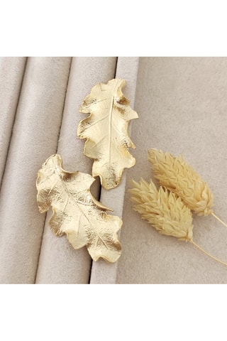 Boucles d'oreilles - Laiton plaqué or