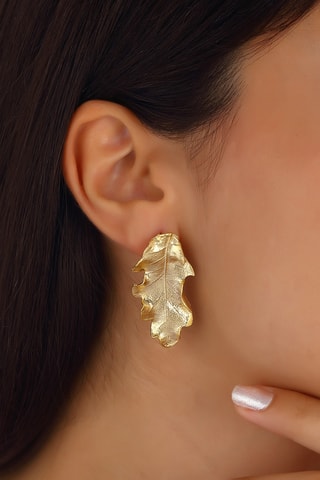 Boucles d'oreilles - Laiton plaqué or