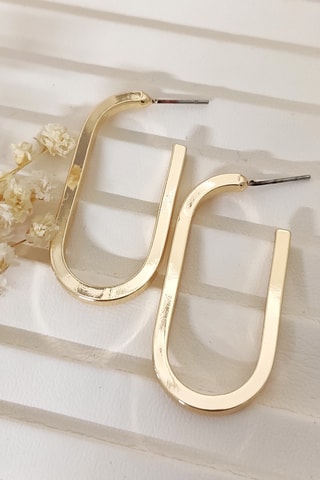 Boucles d'oreilles - Laiton plaqué or