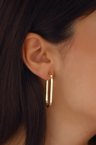 Boucles d'oreilles - Laiton plaqué or