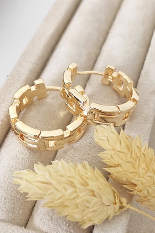 Créoles dorées à l'or fin