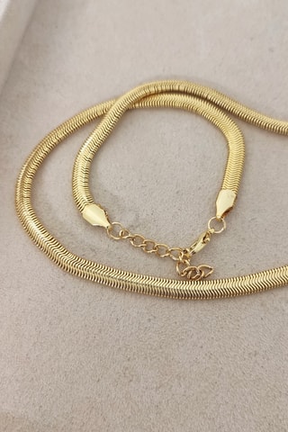 Collier doré à l'or fin
