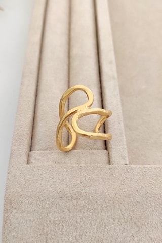 Bague ajustable - Laiton doré