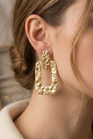 Boucles d’oreilles dorées à l'or fin
