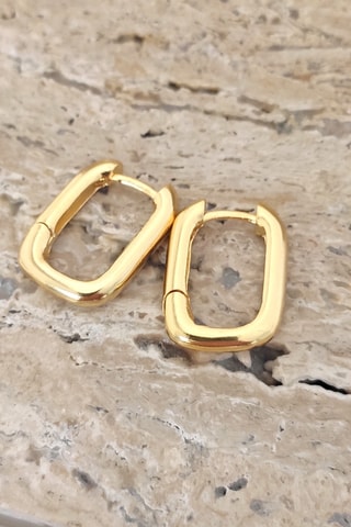 Créoles dorées à l'or fin