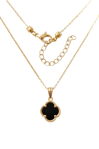 Collier doré à l'or fin - Nacre