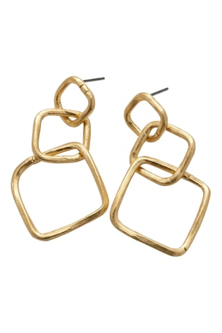 Boucles d’oreilles dorées à l'or fin