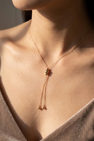 Collier pendentifs - Laiton plaqué or