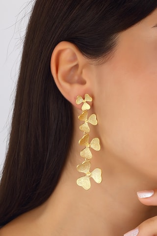 Boucles d'oreilles - Laiton plaqué or