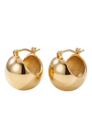 Boucles d’oreilles dorées à l'or fin