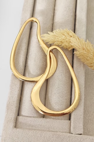 Boucles d’oreilles dorées à l'or fin