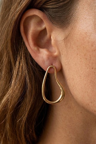Boucles d’oreilles dorées à l'or fin