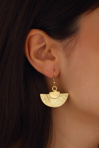 Boucles d'oreilles - Laiton plaqué or