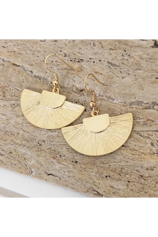 Boucles d'oreilles - Laiton plaqué or