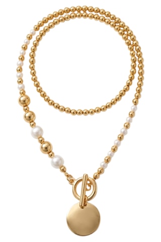 Collier doré à l'or fin