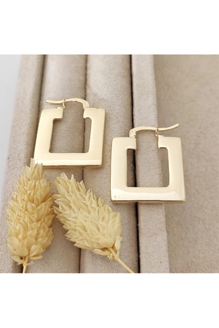 Boucles d'oreilles - Laiton plaqué or