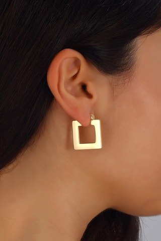 Boucles d'oreilles - Laiton plaqué or