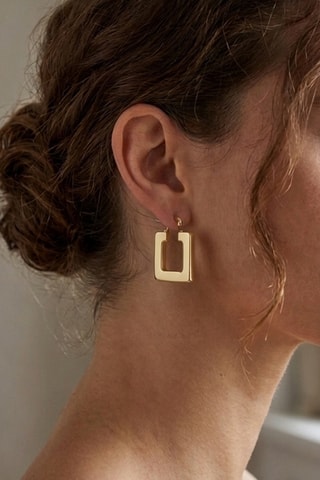 Boucles d'oreilles - Laiton plaqué or
