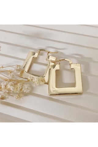 Boucles d'oreilles - Laiton plaqué or