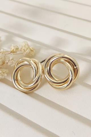 Boucles d'oreilles - Laiton plaqué or