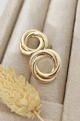 Boucles d'oreilles - Laiton plaqué or