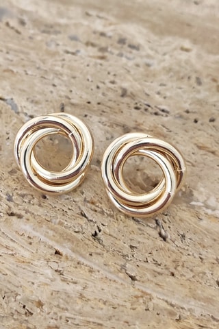 Boucles d'oreilles - Laiton plaqué or