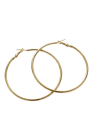 Créoles dorées à l'or fin