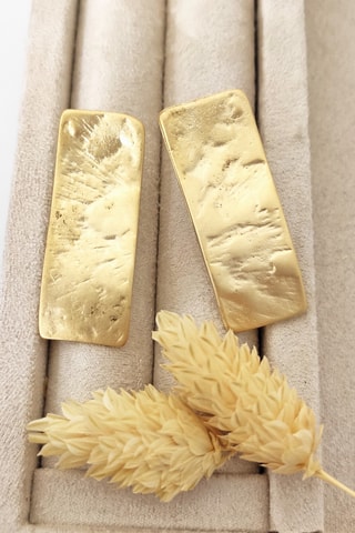Boucles d'oreilles - Laiton plaqué or