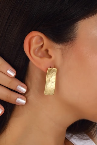 Boucles d'oreilles - Laiton plaqué or