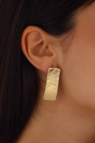 Boucles d'oreilles - Laiton plaqué or