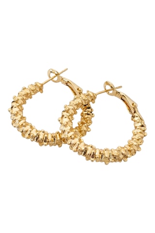 Boucles d'oreilles - Laiton plaqué or