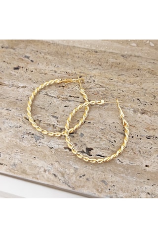 Boucles d'oreilles - Laiton plaqué or