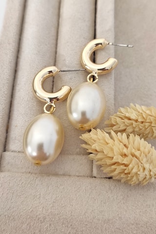 Boucles d'oreilles - Laiton plaqué or