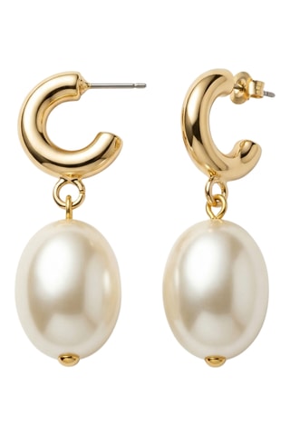 Boucles d'oreilles - Laiton plaqué or