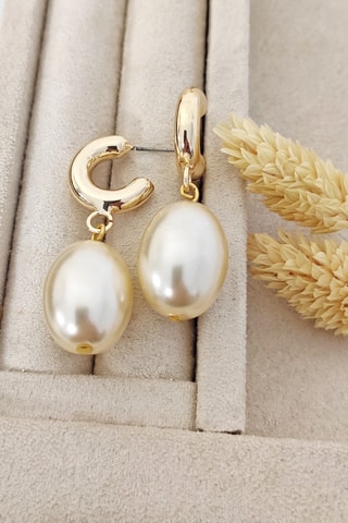 Boucles d'oreilles - Laiton plaqué or
