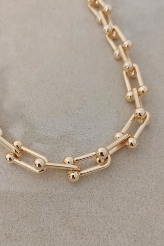 Collier chaîne - Laiton plaqué or