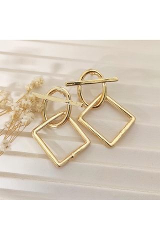 Boucles d’oreilles dorées à l'or fin