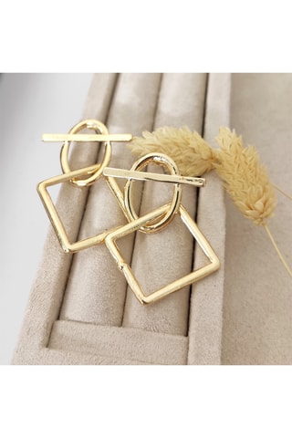 Boucles d’oreilles dorées à l'or fin